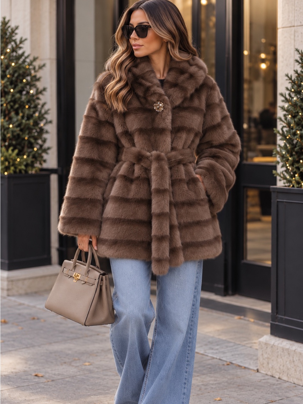 MOMS BEAUTIFUL JACKET FAUX FUR